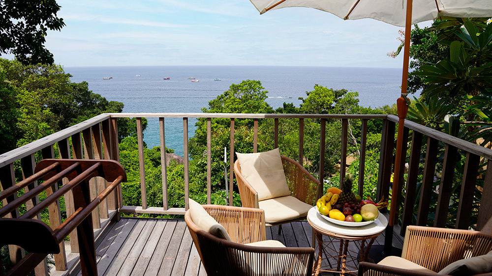 Private villa with sea view
